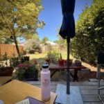 Photo of the backyard of the Farmhouse